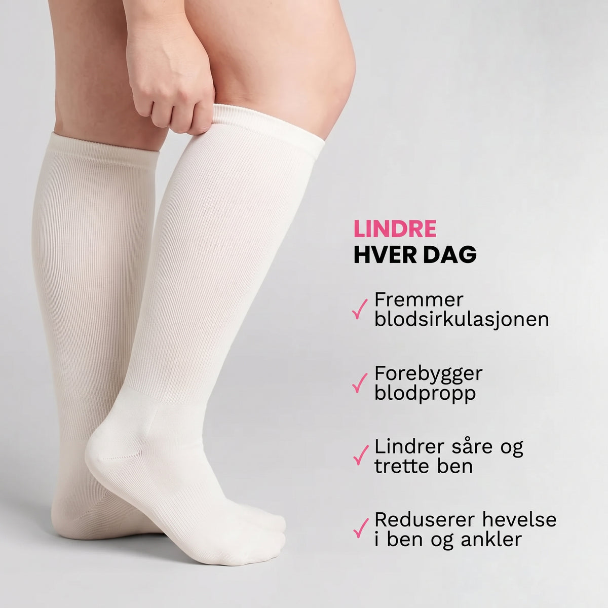 Komfortable kompresjonssokker