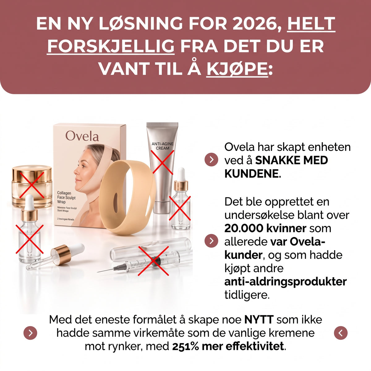 kompresjonsenhet med frigjøring av 300 dalton kollagen