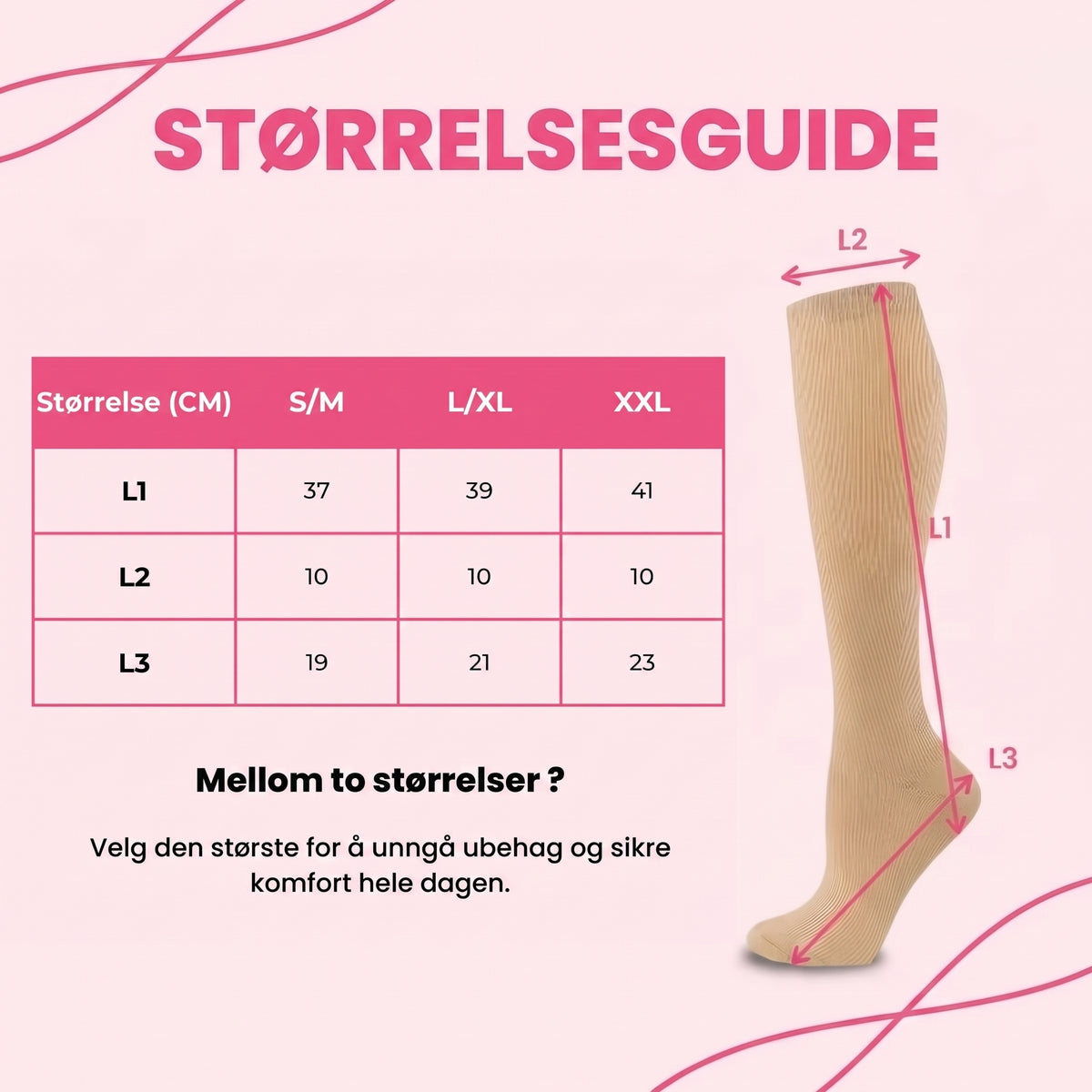 Komfortable kompresjonssokker